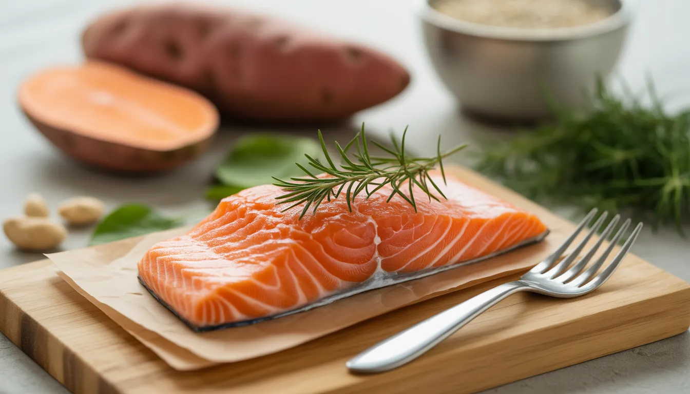 Salmon and sweet potato for joint health